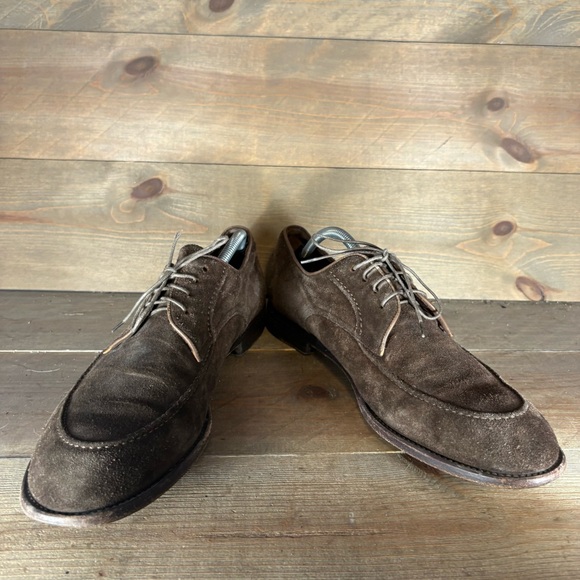 paul smith mens size 10 shoes brown suede comfort causal dress shoes - Picture 3 of 9